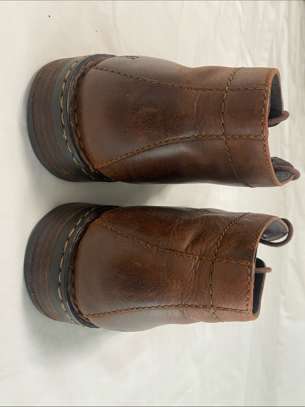 Born Brown Leather Chukka Boots Size 11US 45EU - Picture 9 of 15